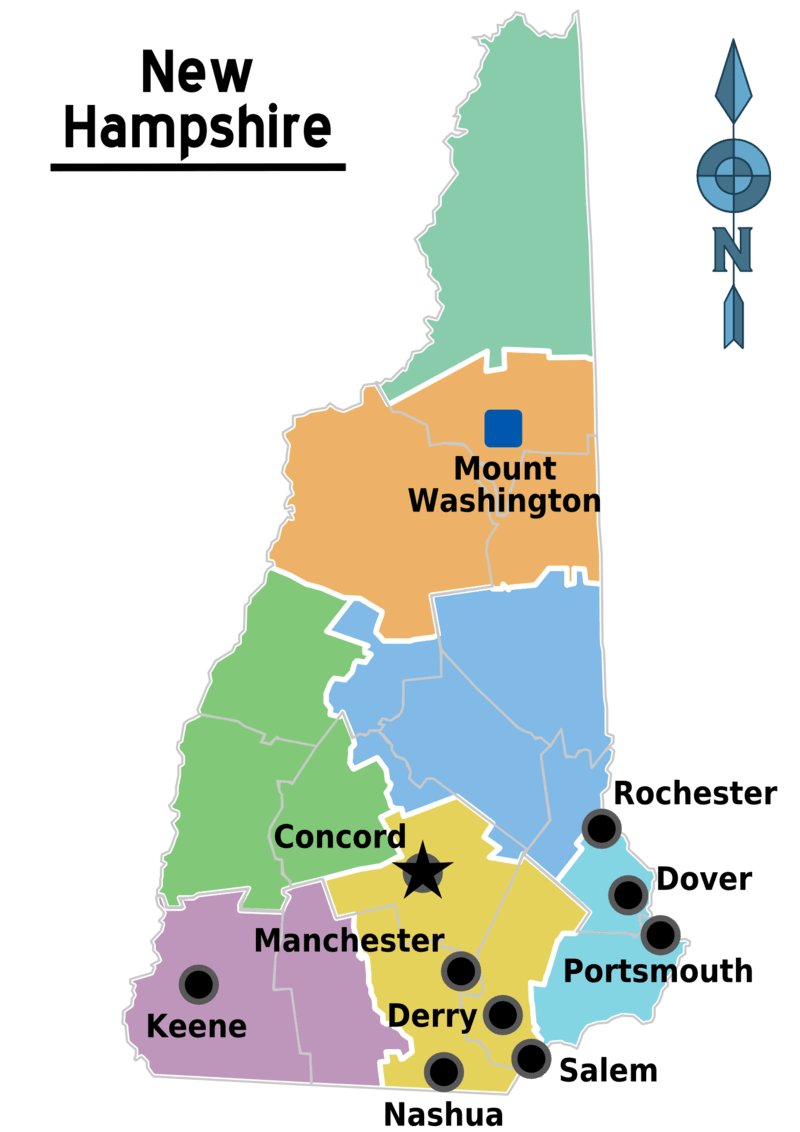 NEW HAMPSHIRE: 10 Churches & 3&nbsp;Shelters